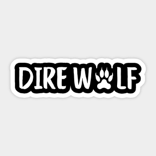 Dire-Wolf Sticker